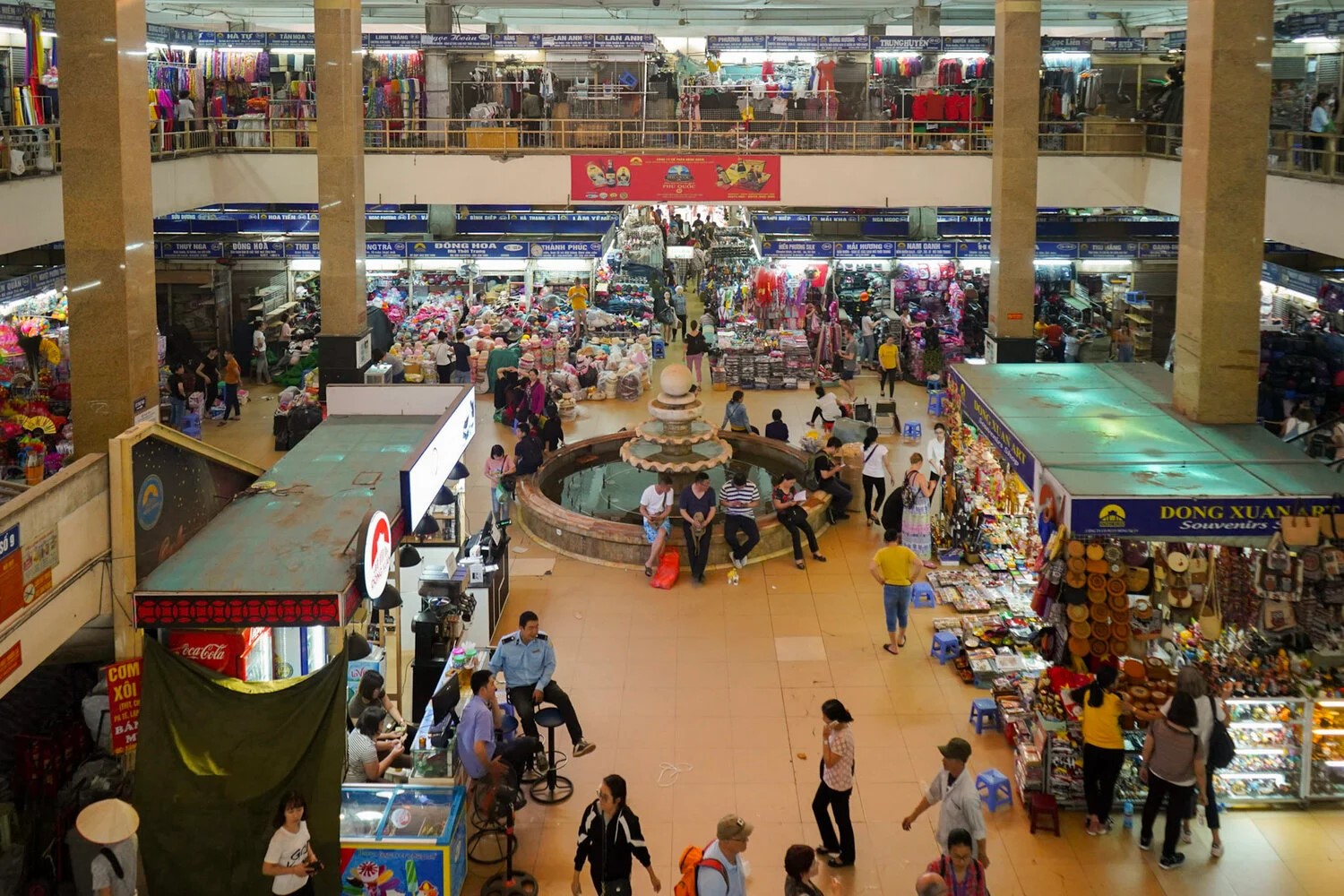 Inside Dong Xuan Market