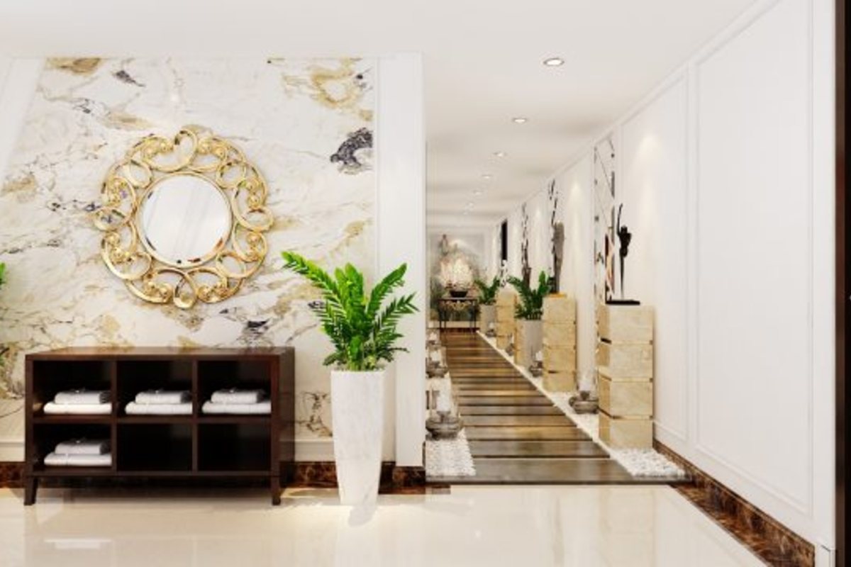 Spa treatment room at Dragon Legend Hotel