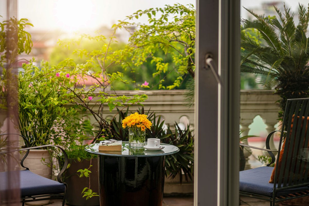 Balcony garden at Hanoi Boutique Hotel & Spa