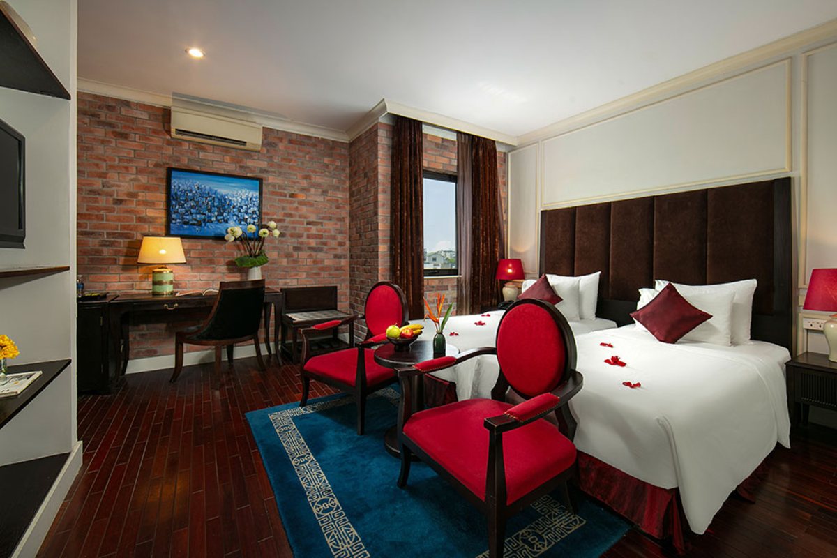 Twin room in the Connecting Family Room