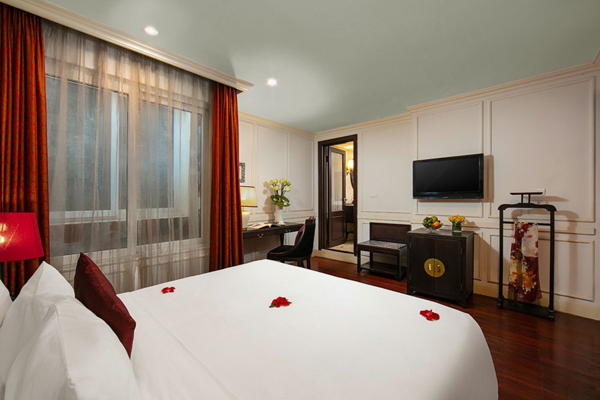Deluxe room with window at Hanoi Boutique Hotel & Spa
