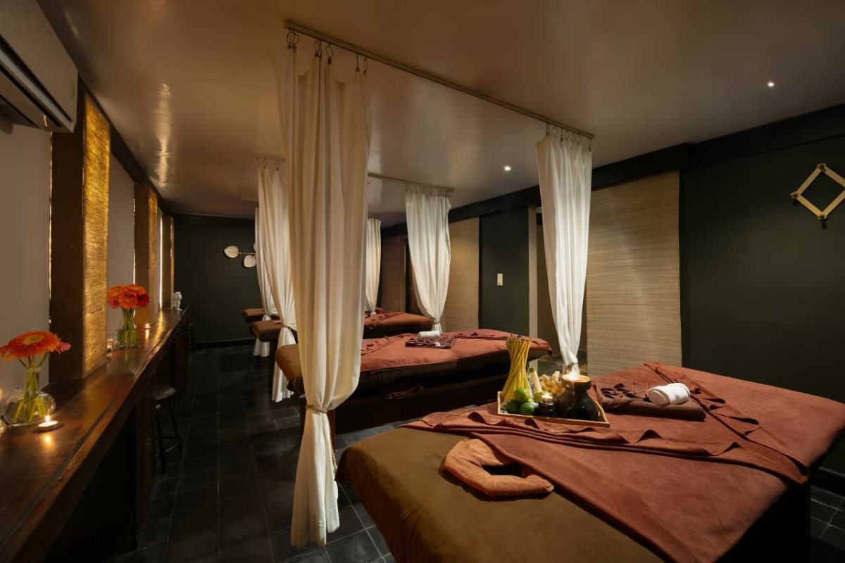 Treatment room at The Sense Jacuzzi & Spa