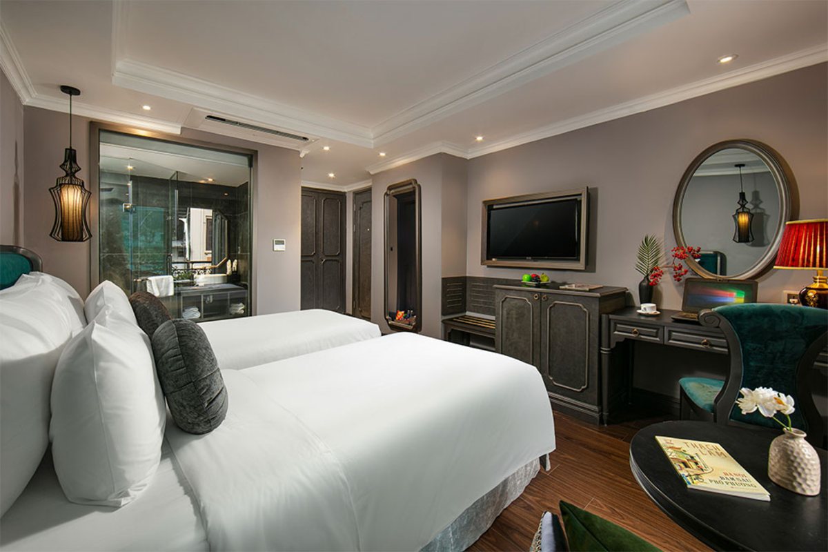 Deluxe Twin Room at Hanoi L'Heritage Hotel