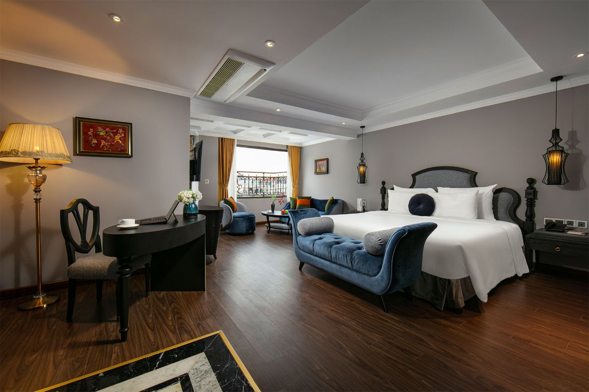 Executive Suite living area at Hanoi L'Heritage Hotel