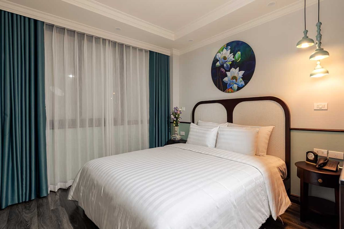 Superior Room interior at Lotusama Hanoi Hotel