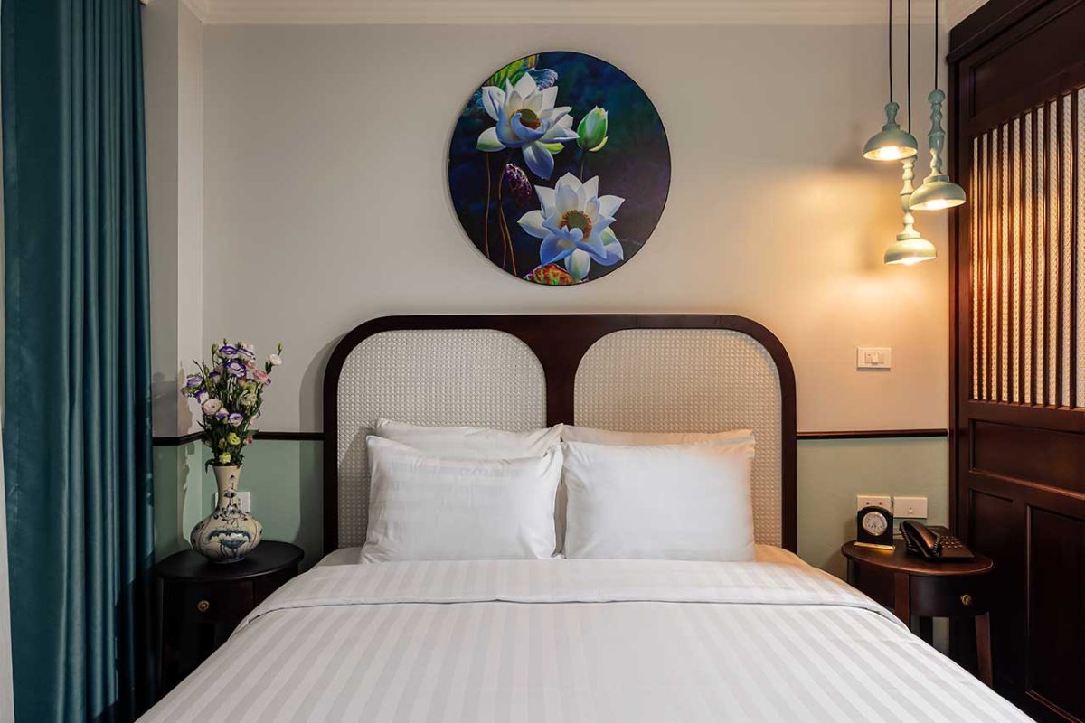 Superior Room with queen bed at Lotusama Hanoi Hotel