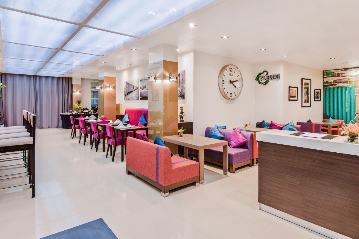 Lounge seating at Mercure Hanoi La Gare