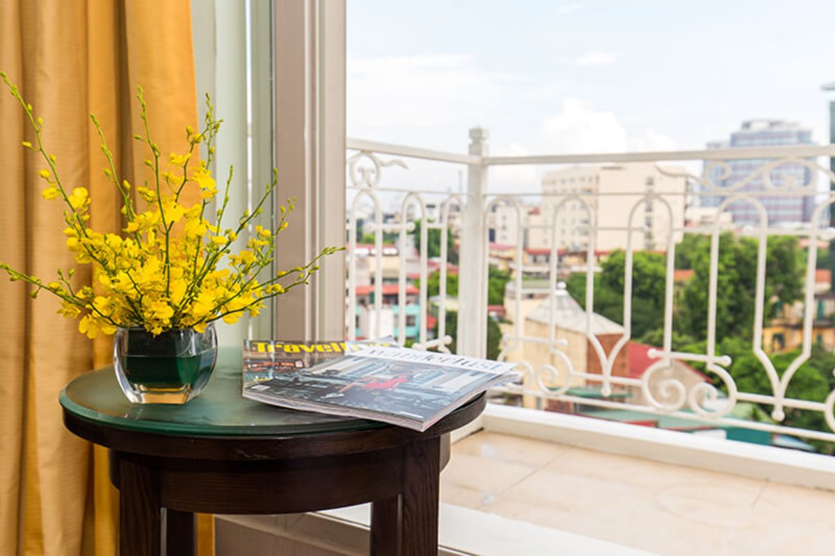 Old Quarter view from an Executive room at Silk Path Hotel Hanoi