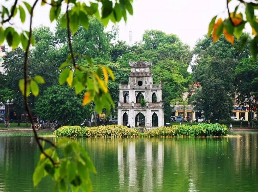 Turtle Tower, Hoan Kiem Lake
